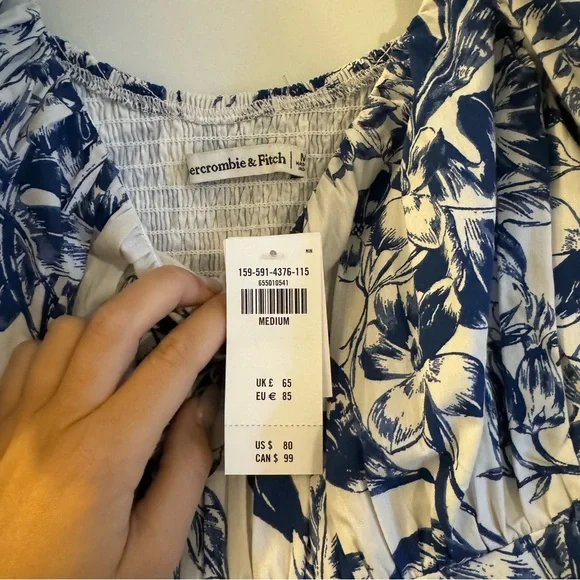 Abercrombie Smocked Mini Dress - Picture 4 of 6